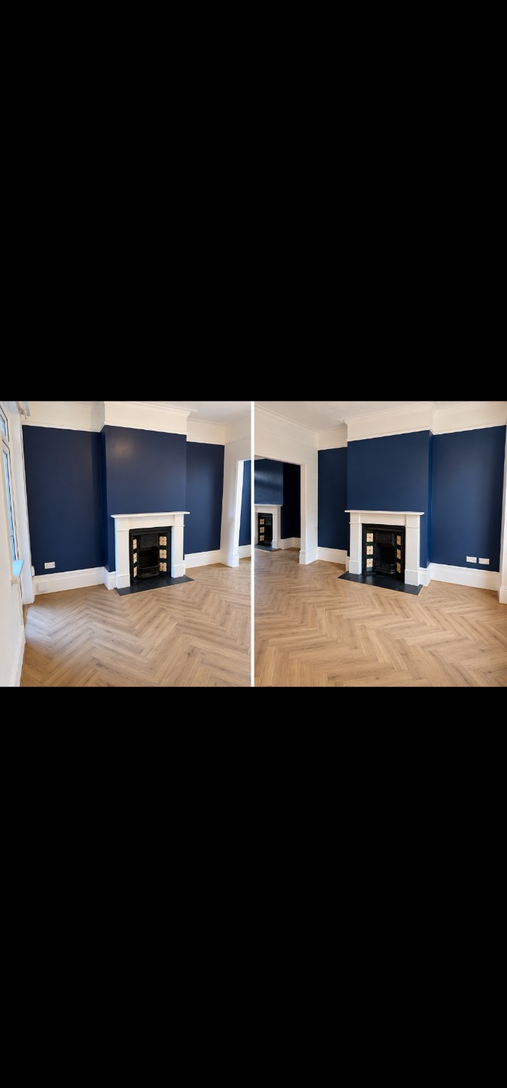 Herringbone flooring
